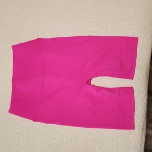Fabletics yoga shorts, hot pink, excellent condition, worn twice, runs small